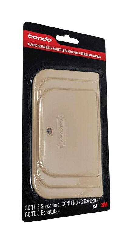 Emery Jensen fiberglass spreaders, 3-pack, auto body repair tools for applying and smoothing fiberglass in car repairs.