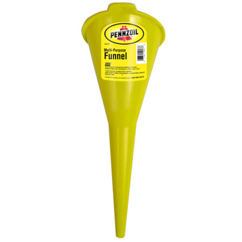 FUNNEL PLASTIC YELLOW - Pack of 6