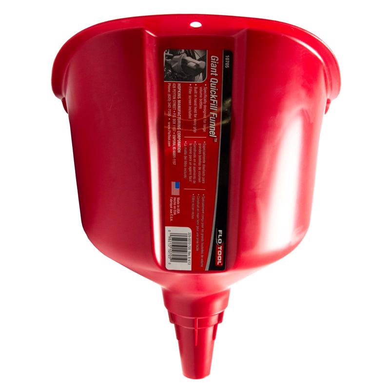 FUNNEL RESIN RED 12.5"
