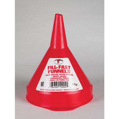 PLASTIC FUNNEL W/scrn PT - Pack of 6