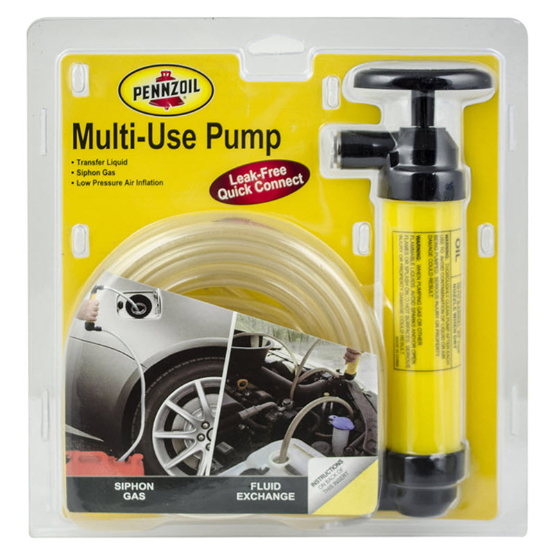 Emery Jensen PNZ Multi Siphon Pump for auto funnels, siphons, and pans, used for transferring liquids efficiently.