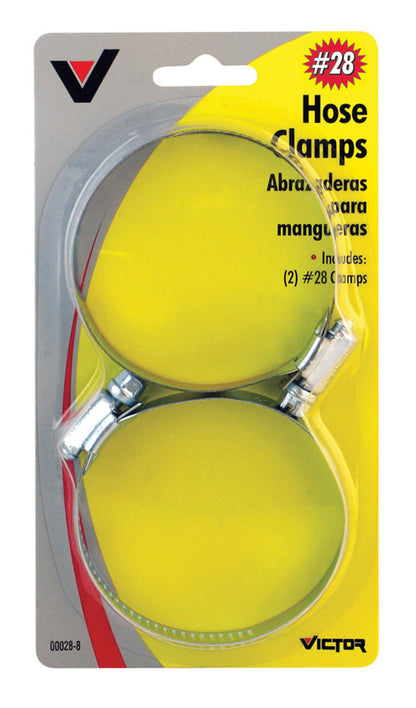 Emery Jensen auto hose clamp 1-5/16 inch to 2.25 inch diameter, metal securing clamp for automotive hoses.