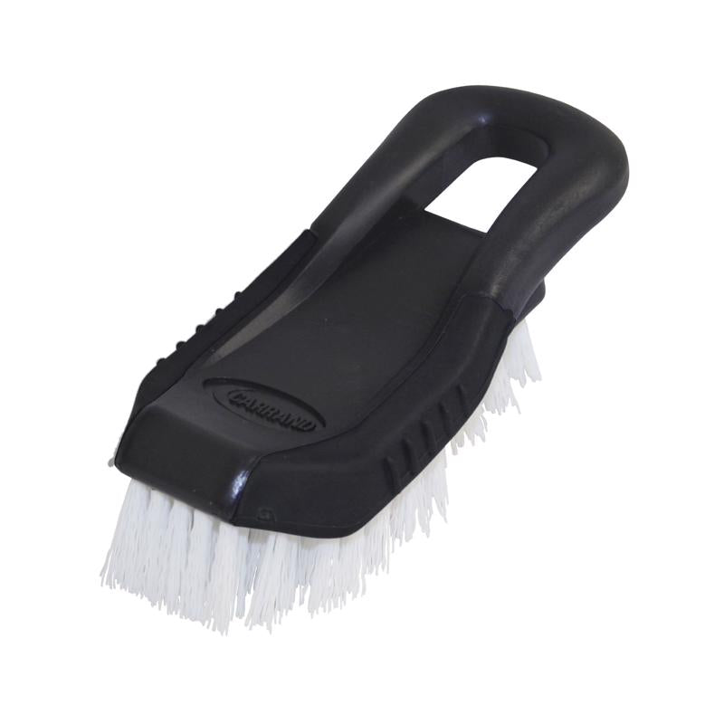 Set of 12 Emery Jensen auto wash brushes for car interior cleaning, featuring durable bristles and ergonomic handles.