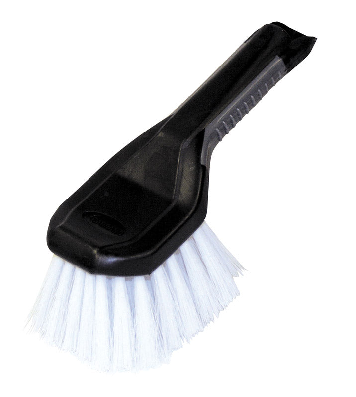 Emery Jensen auto wash tire and bumper brush for cleaning vehicle tires and bumpers in automotive detailing.