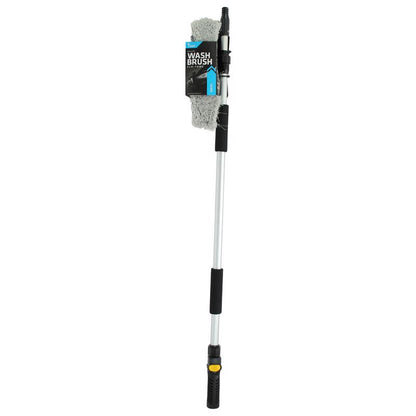 Emery Jensen 10-inch Flo-thru auto wash brush with durable bristles for vehicle cleaning, shown in a close-up image.