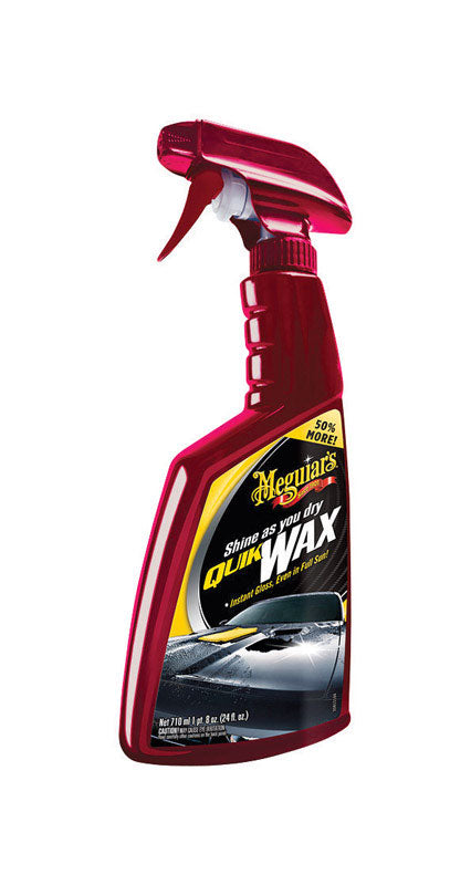 Emery Jensen QuikWax Spray Wax 24oz, liquid auto wax and polish for car surface protection and shine.