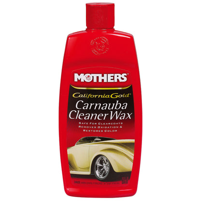 Emery Jensen Wax Calif Gold 16oz liquid auto wax and polish bottle for vehicle shine and protection.