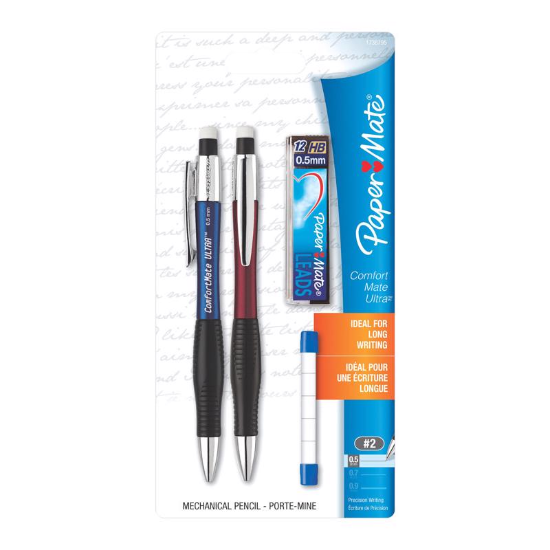 MECH PENCIL .5mm 2PK - Pack of 6