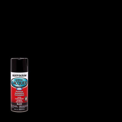 SPRYPNT AUTO LACQR BLACK - Pack of 6