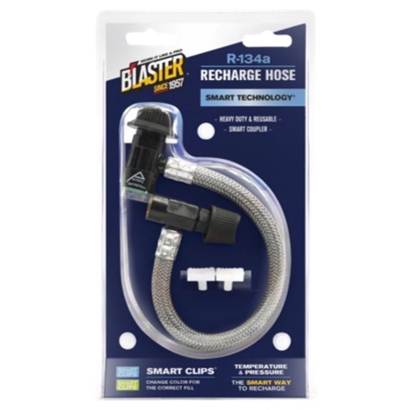 Emery Jensen R134A 10-inch recharge hoses for automotive refrigerant, pack of 6, used for vehicle AC system maintenance.