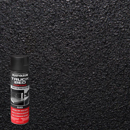 Emery Jensen automotive undercoating in 15oz cans, pack of 6, designed for truck bed protection and rust prevention.