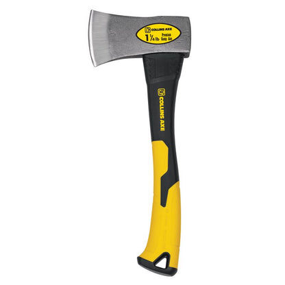 Emery Jensen camp axe FG 1.25lb with wooden handle and metal blade for outdoor chopping and camping activities.