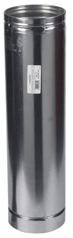 Emery Jensen B vent pipe, 6x24 inches, gas vent pipe, pack of 2, durable metal vent piping for natural gas appliances.