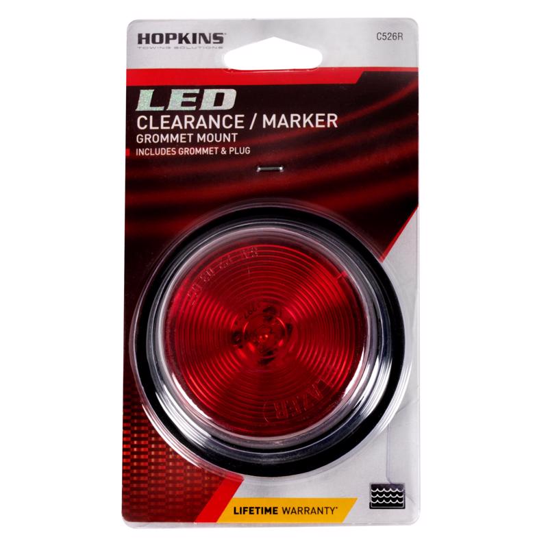 LED CLEARNC MRK RED 2.5" - Pack of 2
