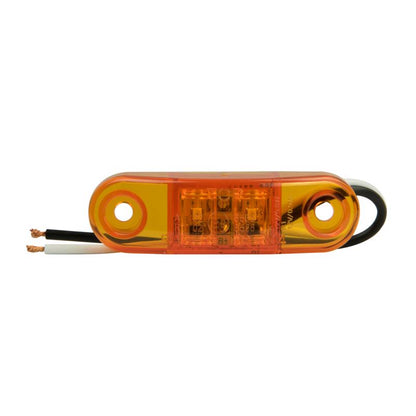 LED LGHT OBLONG AMBR 12V - Pack of 2
