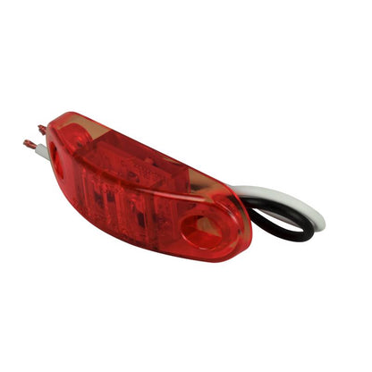 LED LGHT OBLONG RED 12V - Pack of 2