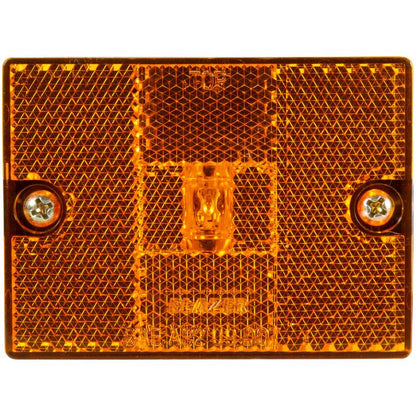 LED LGHT SQUAR AMBR 12V - Pack of 2