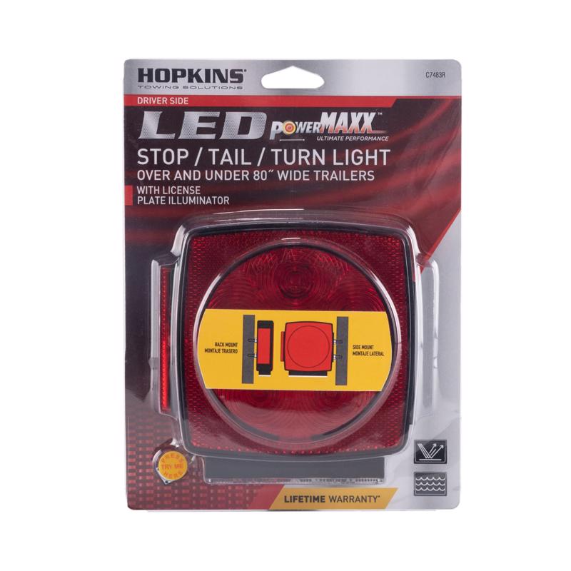 LED LIGHT TRAILER SQR RD - Pack of 2