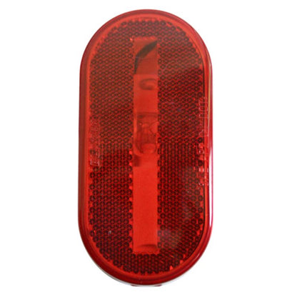 LIGHT OVAL RED 12V 2.06" - Pack of 3