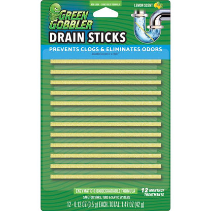 Emery Jensen DRN Deodorizr LMN bacterial cleaner bottles, 1.47oz, pack of 12, for odor neutralization and surface cleaning.