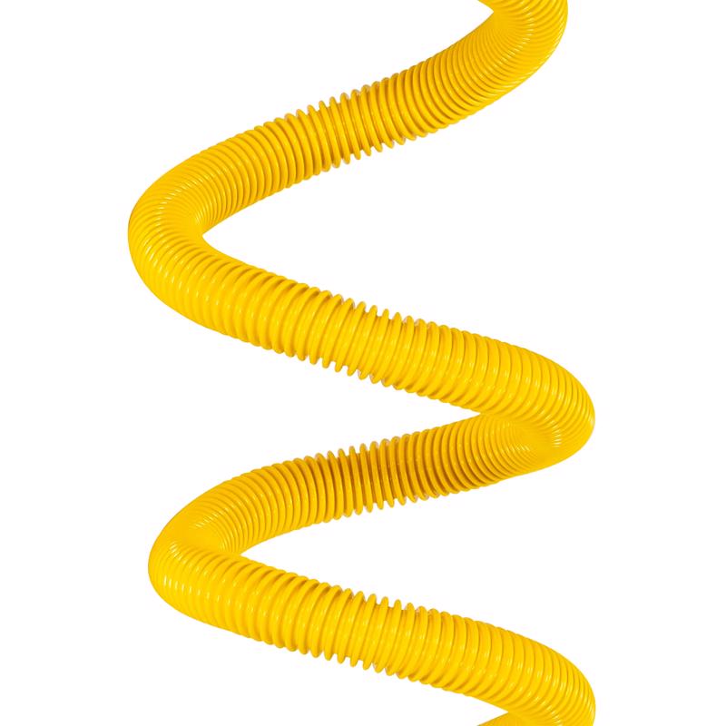 Emery Jensen SS CON 1/2" x 1/2" 60-inch bagged Pro-Coat gas connector pipe with protective coating and metal fittings.
