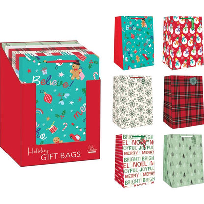 GIFT BAG HLDY JUMBO - Pack of 30