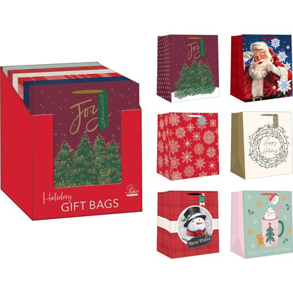 GIFT BAG HLDY LRG - Pack of 30