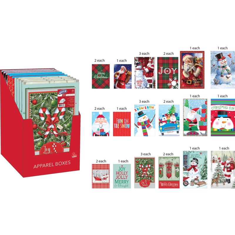 GIFT BX HLDY APL 10PK - Pack of 10