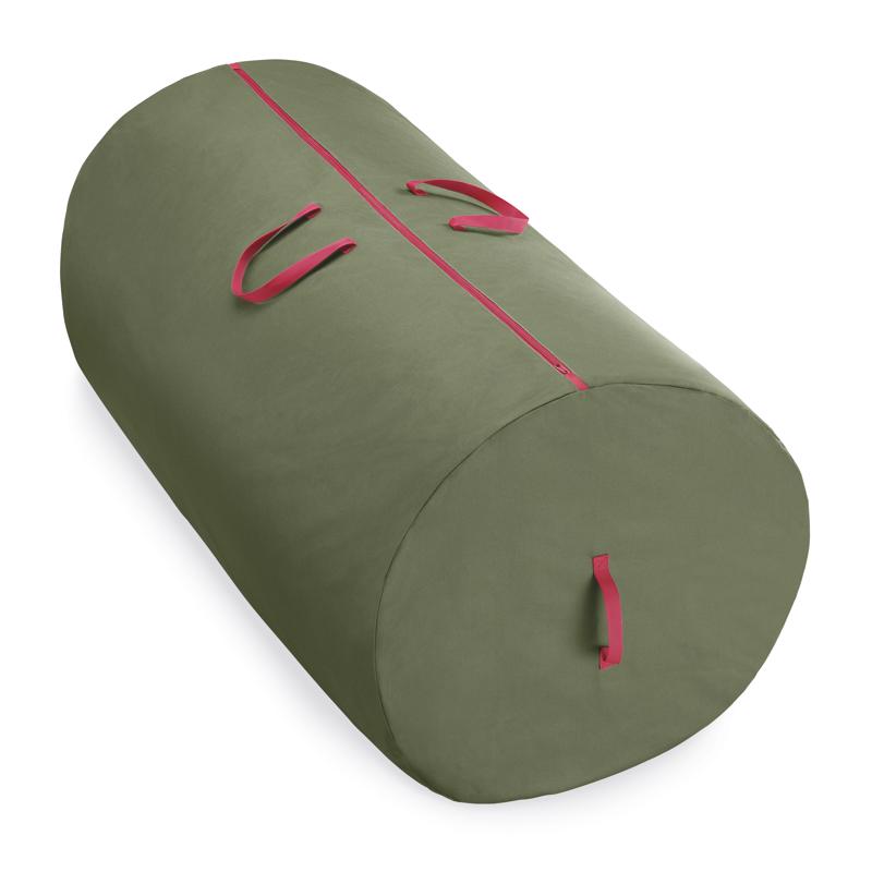 Emery Jensen Christmas tree storage bag in durable fabric, designed to keep holiday trees organized and protected.
