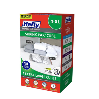 Shrink-pak CUBE XL 4PK - Pack of 2
