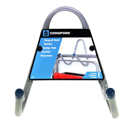 Emery Jensen Bracket Hang All 1PC for basement and garage storage, mounted on wall with tools and storage items.