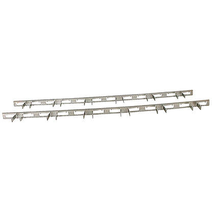 Emery Jensen 8-foot basement garage storage organizer for tools and supplies, durable plastic construction.