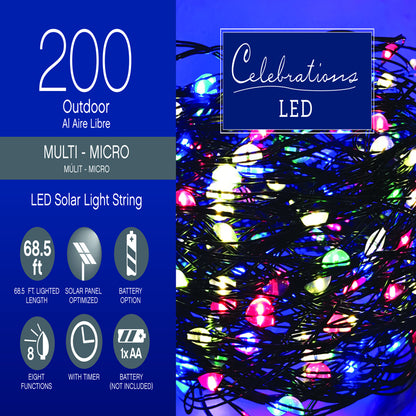 Emery Jensen LED BO Micro MLT 200CT basic solar and battery-powered LED light bulb for outdoor or indoor use