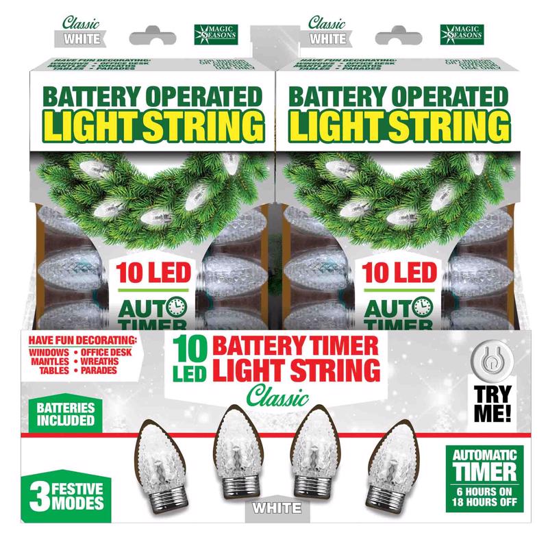 LIGHT STRNG LED WHT 10LT - Pack of 12