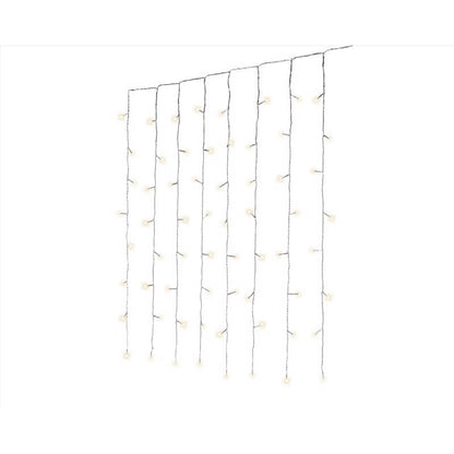 Emery Jensen Christmas lights set with colorful and white LED bulbs, designed for holiday decorating and festive lighting.