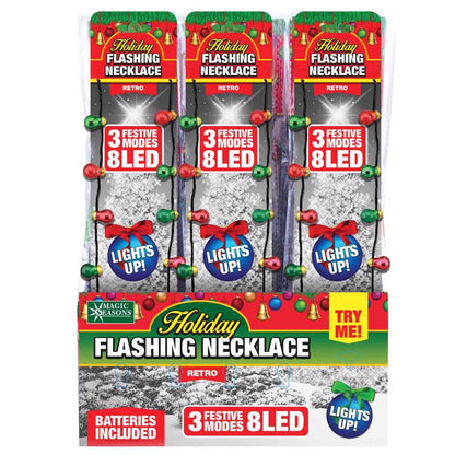 RETRO CMAS FLASH NECKLC - Pack of 36