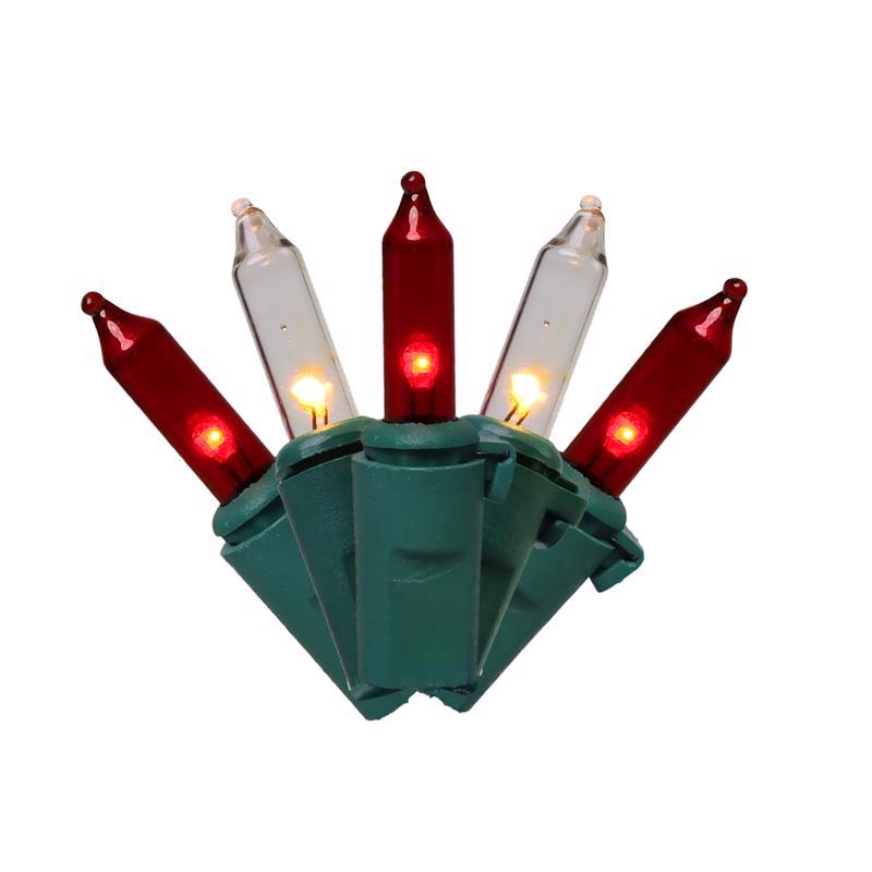 Emery Jensen Basic LED Minis CMAS light with red and white LED bulbs, compact outdoor lighting fixture.
