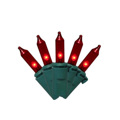 Emery Jensen basic LED minis in light red, small LED light with red color, designed for versatile lighting applications.