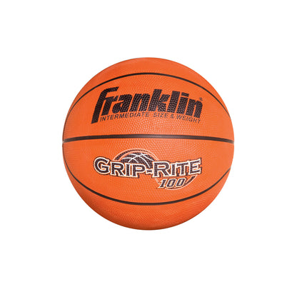 Emery Jensen B6 Grip-Rite 100 basketball showing textured surface and brand logo, designed for indoor and outdoor play.