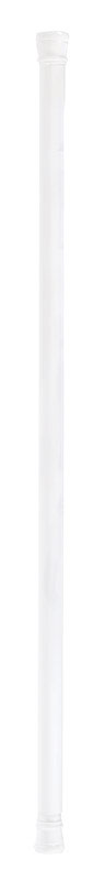 White 60-inch shower tension rod from Emery Jensen, designed for bathroom shower accessories.