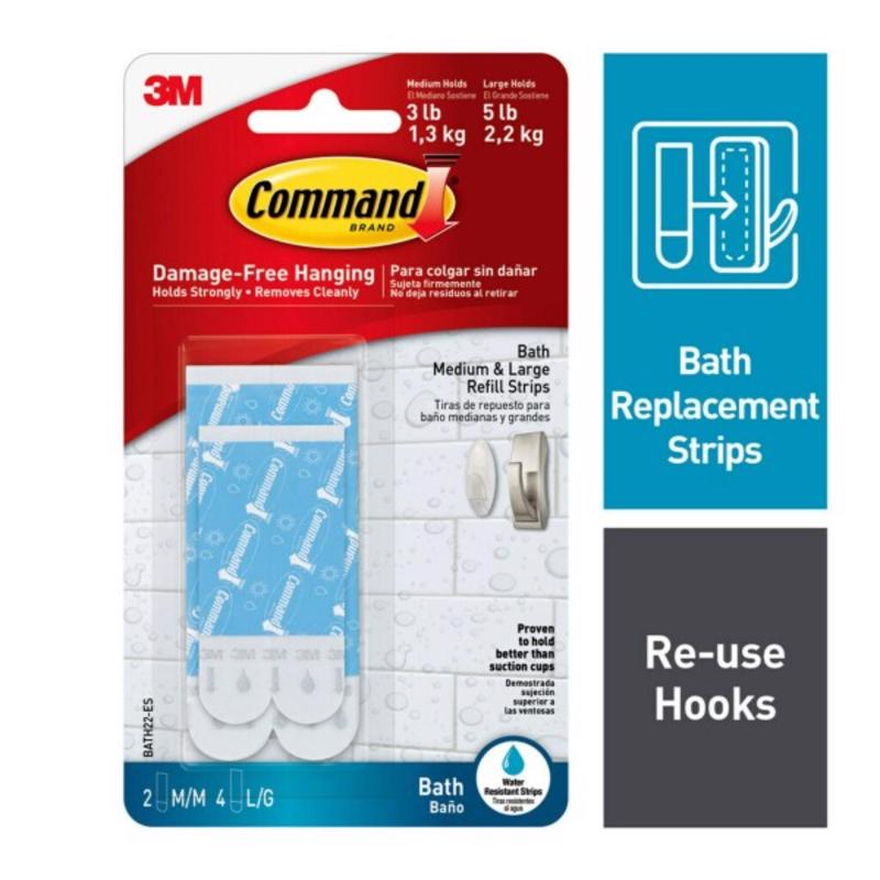 Emery Jensen bath refill strips with water-resistant features, designed for easy use in bath applications.