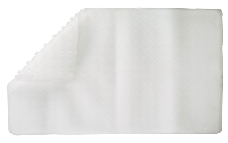 BATH MAT CLEAR 16X28"