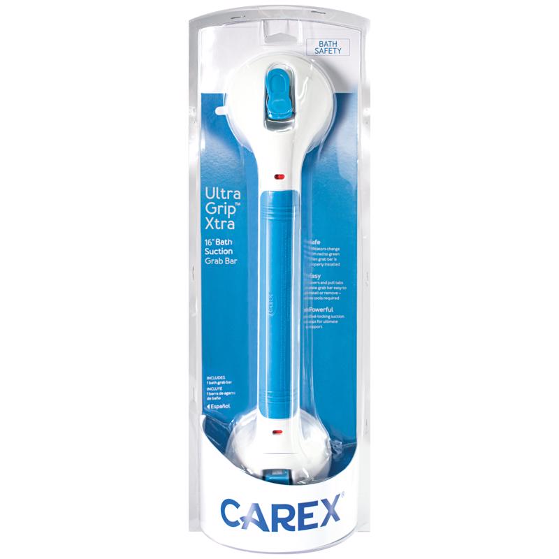 GRAB BAR Blue/white 16"