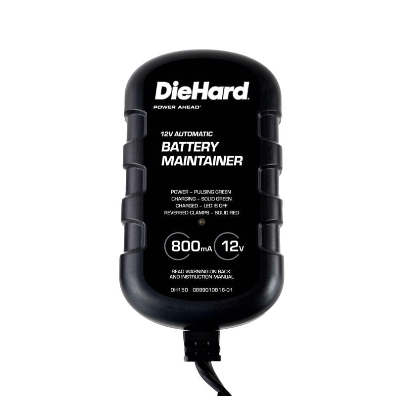 Emery Jensen battery charger and monitor, automatic 8amp, for vehicle batteries, with digital display and charging cables.