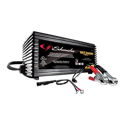Emery Jensen battery chargers and maintainers, 1.5A pack of 2, compact and reliable for vehicle batteries.