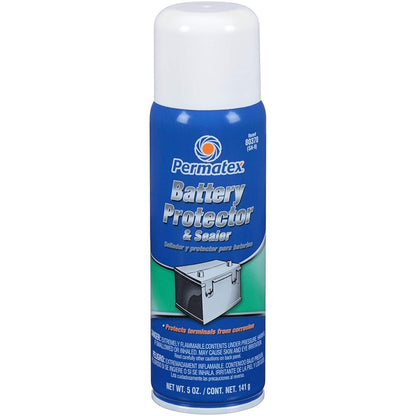 Emery Jensen Battery Protect & Seal 5oz container, battery hardware, trays, and strap accessories for secure battery maintenance