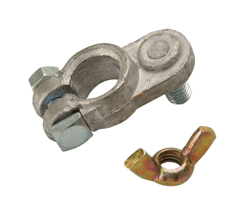 Emery Jensen universal marine battery hardware tray and terminal set for secure boat battery installation.