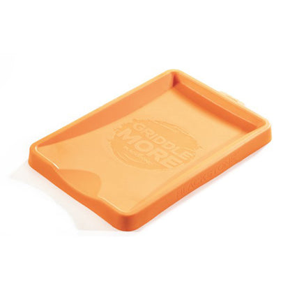 Emery Jensen BLKSTNE BBQ cooking accessories with a silicone spatula and slcone mat for grilling and food preparation.