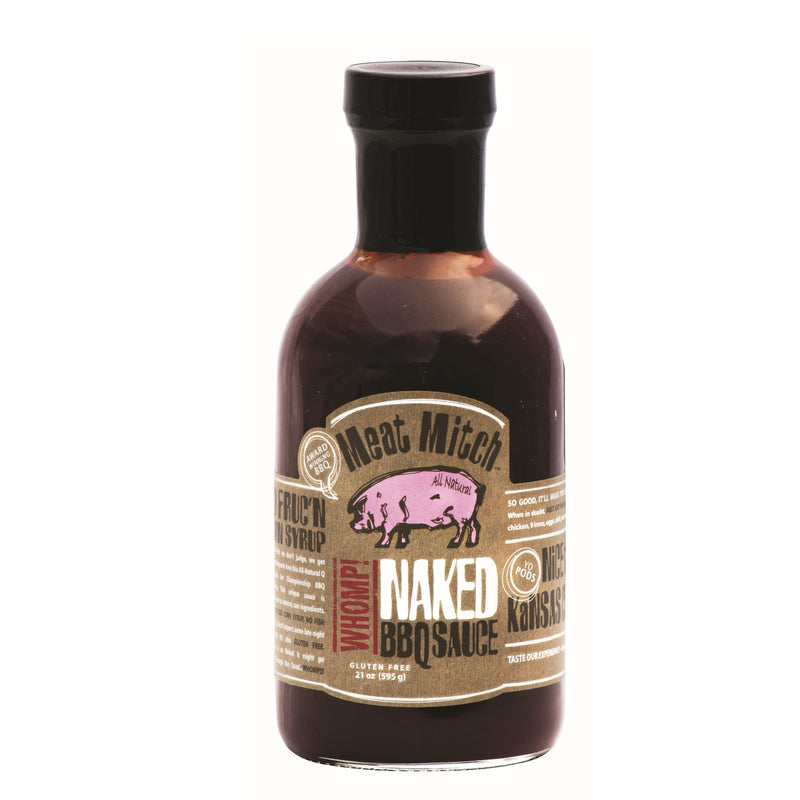 BBQ SAUCE NKD WHOMP 21OZ - Pack of 6