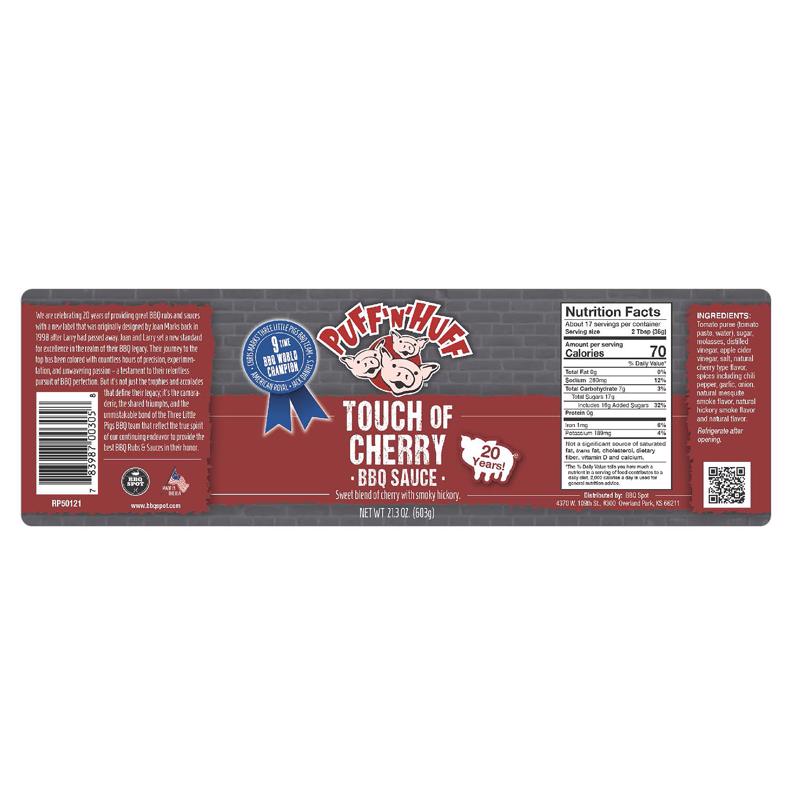 Emery Jensen BBQ sauce in a 21.3oz bottle, rich and flavorful sauce for grilling and barbecuing.
